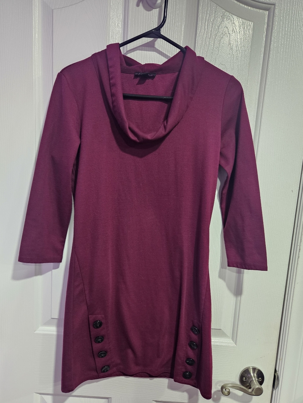 Le Chateau Cowl Neck Dress, Small